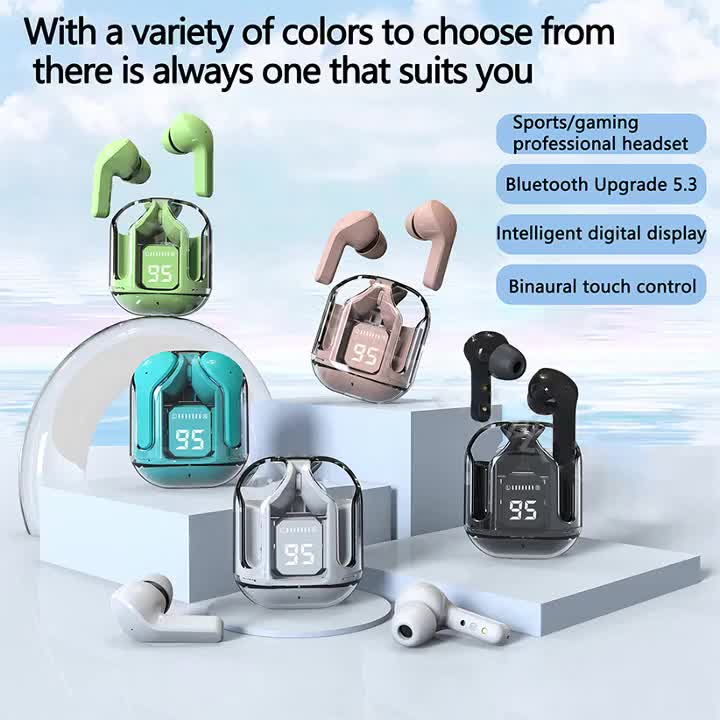 Air 31 Airpods_ with Super Sound & High Quality Touch Sensors True Stereo Headphones with Built in Mic 10m Transmission Bluetooth Wireless Earbuds , Charging Case Sport Headset for all Bluetooth Smart devices | Daraz.pk