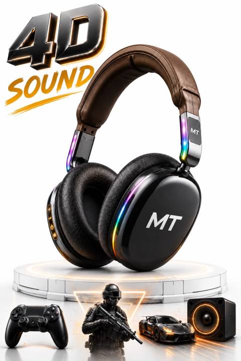 P10 Wireless Bluetooth 5.0 Headphones With Mic HiFi Stereo Deep Bass Noise Cancelling Headset Foldable Over Ear Earphones For Android Laptop PC Gaming Gym Travel Online Classes Support AUX TF Card Volume Control Wireless Headphone | Daraz.pk